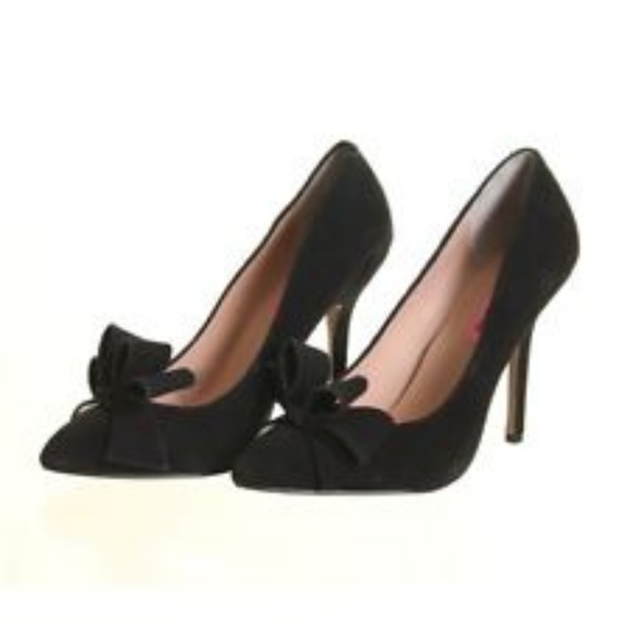 Betsey Johnson Shoes - Betsey Johnson Piper Women Pointed Toe Suede Black